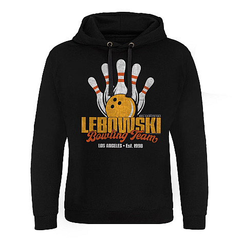 Big Lebowski mikina, Lebowski Bowling Team Epic Black, pánska