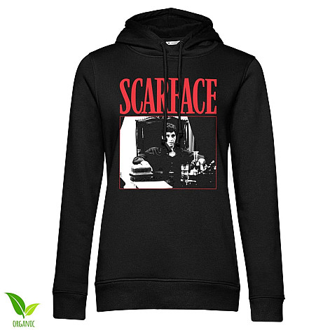 Scarface mikina, Tony Montana - The Power Organic Girly Black, dámska