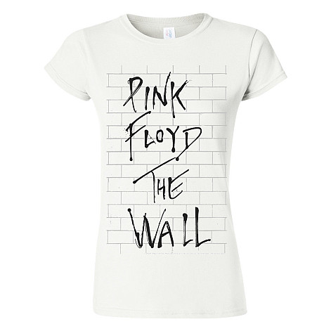 Pink Floyd tričko, The Wall Album White Girly, dámske