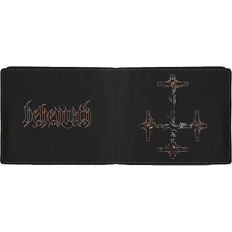Behemoth peňaženka PU 11 x 10 x 1 cm, Opvs Contra Natvram Black