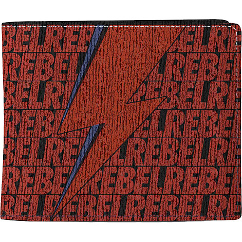 David Bowie peňaženka PU 11 x 10 x 1 cm, Rebel Rebel Red