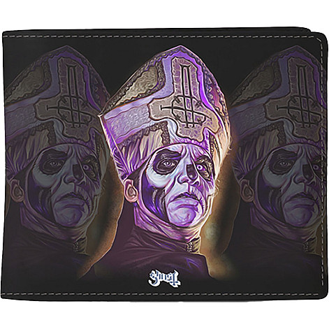 Ghost peňaženka PU 11 x 10 x 1 cm, Papa Purple Black