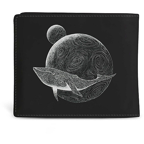 Gojira peňaženka PU 11 x 10 x 1 cm, Flying Whale Black