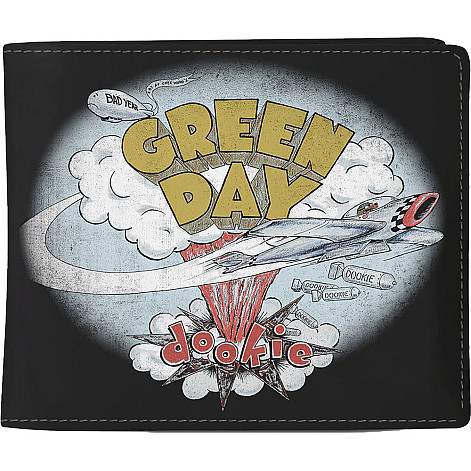Green Day peňaženka PU 11 x 10 x 1 cm, Dookie Black