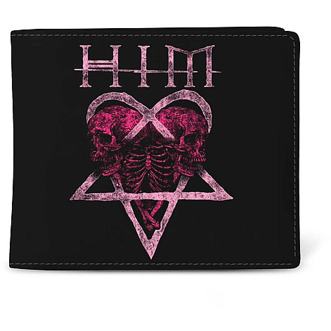 HIM peňaženka PU 11 x 10 x 1 cm, Logo Black