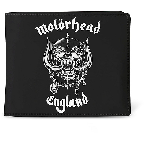 Motorhead peňaženka PU 11 x 10 x 1 cm, England Black
