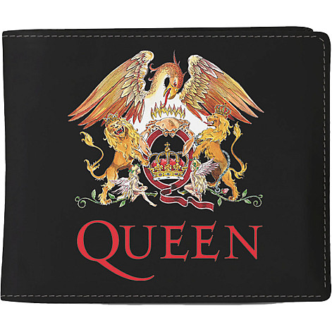 Queen peňaženka PU 11 x 10 x 1 cm, Crest Black