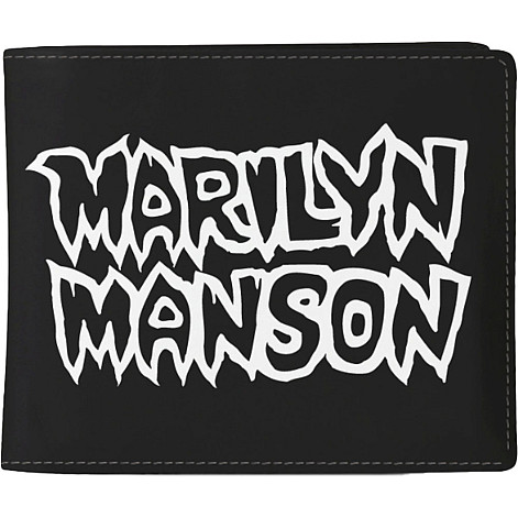 Marilyn Manson peňaženka PU 11 x 10 x 1 cm, Logo Black