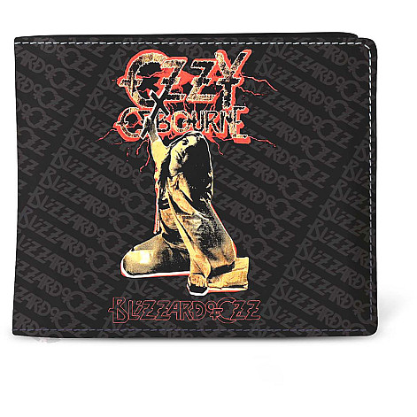 Ozzy Osbourne peňaženka PU 11 x 10 x 1 cm, Blizzard of Oz Black