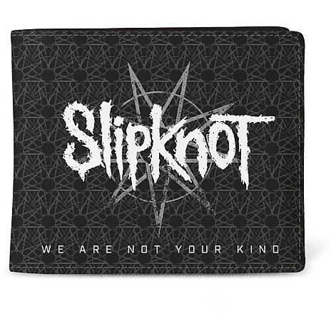 Slipknot peňaženka PU 11 x 10 x 1 cm, Wanyk Unsainted Black