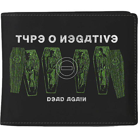 Type O Negative peňaženka PU 11 x 10 x 1 cm, Dead Again Black