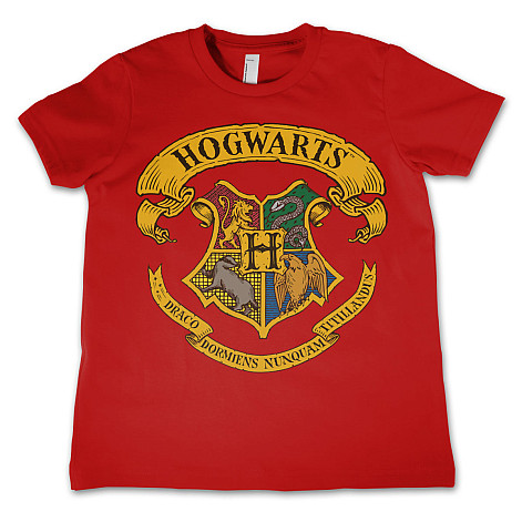 Harry Potter tričko, Hogwarts Crest Red, detské