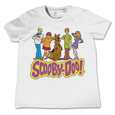 Scooby Doo tričko, Team Scooby Doo White, detské