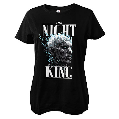 Hra o trůny tričko, The Night King Girly Black, dámske