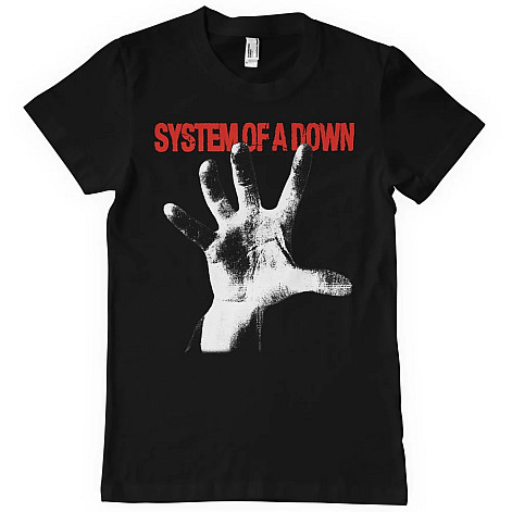 System Of A Down tričko, SOAD Hand Black, pánske