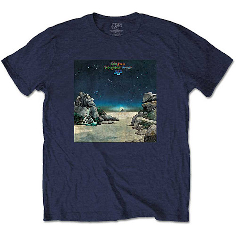 YES tričko, Topographic Oceans Navy Blue, pánske