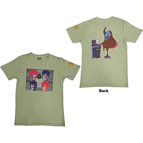 The Beatles tričko, Yellow Submarine Magic Piano BP Green, pánske