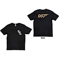 James Bond 007 tričko, No Time To Die & Logo Black, pánske