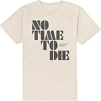 James Bond 007 tričko, No Time To Die & Logo Beige, pánske