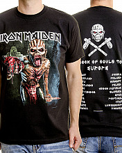 Iron Maiden tričko, BOS European Tour 2016, pánske
