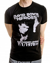 David Bowie tričko, Heroes Court, pánske