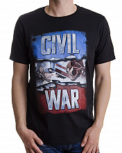 Captain America tričko, Civil War Cover, pánske