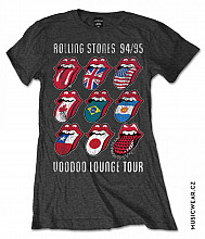 Rolling Stones tričko, Voodoo Lounge Tongues, dámske