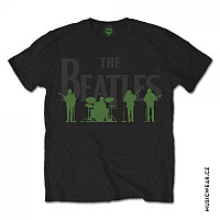 The Beatles tričko, Saville Row Line Up with Green Silhouettes, pánske