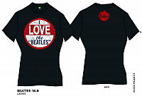The Beatles tričko, I Love the Beatles Black, dámske