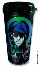 John Lennon cestovný hrnček 330ml, Beret