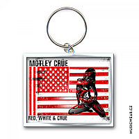 Motley Crue kľúčenka, Red White & Crue Logo