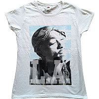 Tupac tričko, LA Skyline Girly White, dámske