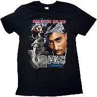 Tupac tričko, All Eyez Homage Black, pánske