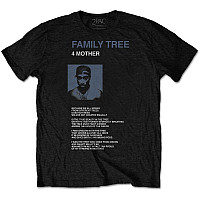 Tupac tričko, Family Tree Black, pánske
