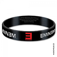 Eminem silikonový náramok, Logo