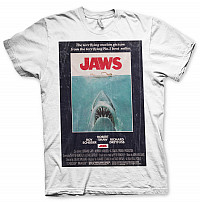 Čelisti tričko, JAWS Vintage Original Poster, pánske