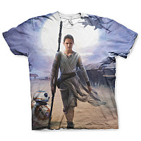 Star Wars tričko, Rey Allover Printed, pánske
