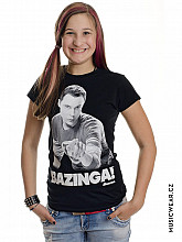 Big Bang Theory tričko, Sheldon Says BAZINGA! Girly, dámske