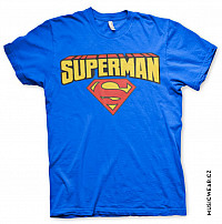 Superman tričko, Blockletter Logo, pánske