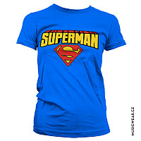 Superman tričko, Blockletter Logo Girly, dámske