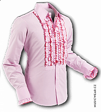 Pete Chenaski košeľa, Rose Pink with Dark Pink Trim, pánska