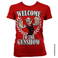 Pepek námořník tričko, Welcome To The Gunshow Girly, dámske