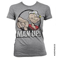 Pepek námořník tričko, Man Up Girly, dámske