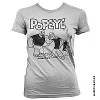 Pepek námořník tričko, Popeye Group Girly, dámske