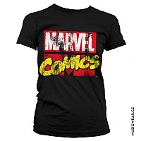 Marvel Comics tričko, Retro Logo Girly, dámske