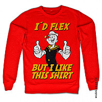 Pepek námořník mikina, I´d Flex But I Like This Shirt, pánska