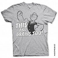 Pepek námořník tričko, All This And Brains Too, pánske