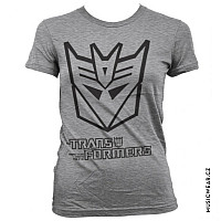Transformers tričko, Decepticon Logo Girly, dámske