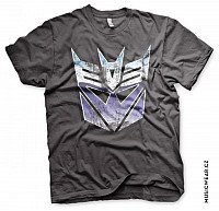 Transformers tričko, Distressed Decepticon Shield, pánske