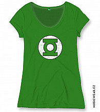 Green Lantern tričko, Green Logo, dámske